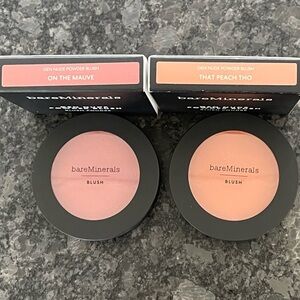 Bare Minerals Gen Nude Powder Blush in On the Mauve OR That Peach Tho
